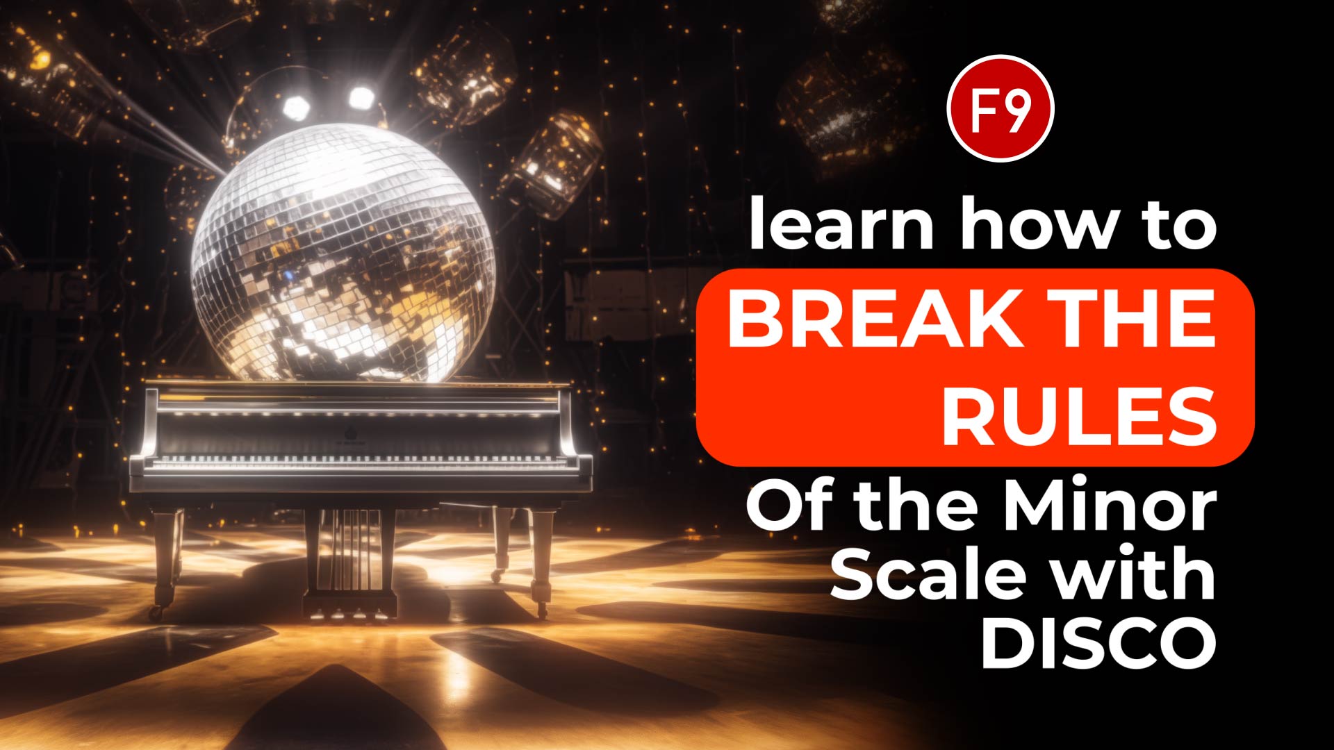 Use Disco to learn how to break the rules of the minor scale.