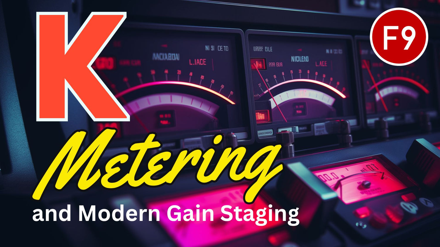 K-Metering and professional gain staging