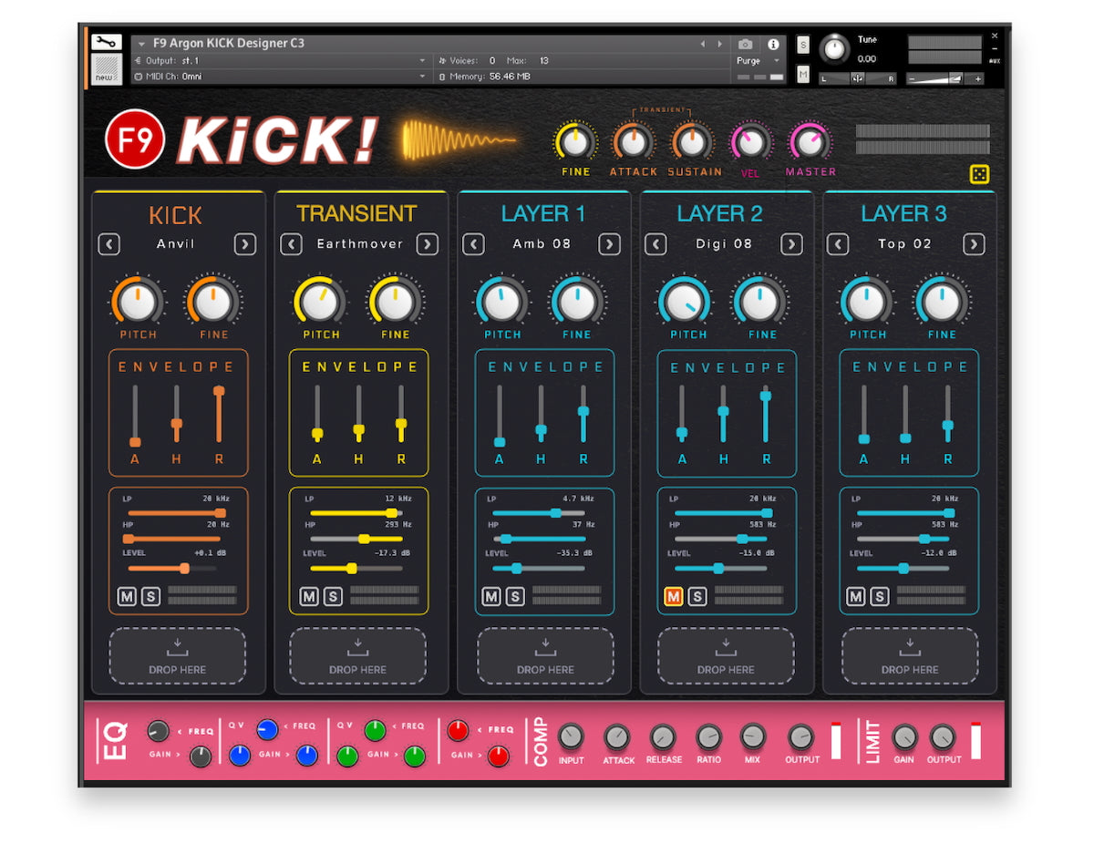 F9 KICK! - Argon Drums V1.5