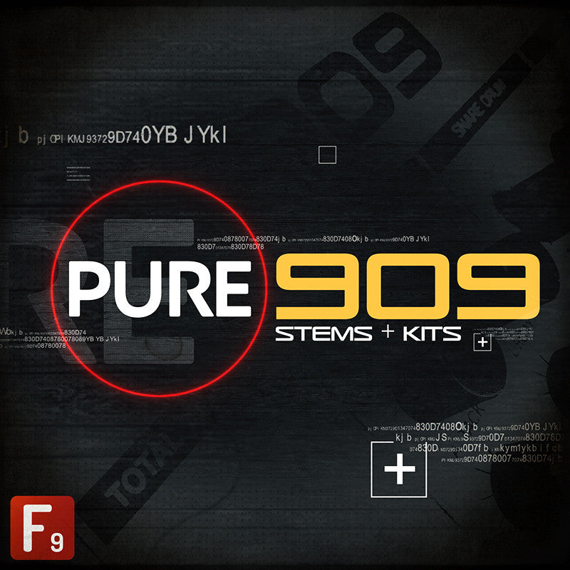 F9 PURE 909 Stems & Kits - F9 Audio Royalty Free loops & Wav Samples