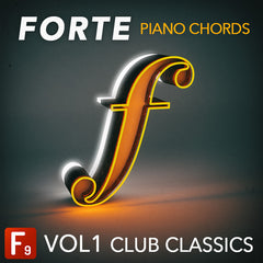 Forte : Piano Chords Vol1 Club Classics - F9 Audio Royalty Free loops & Wav Samples